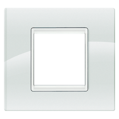 Kristal bela maska sa belim nosačem – 70602.00