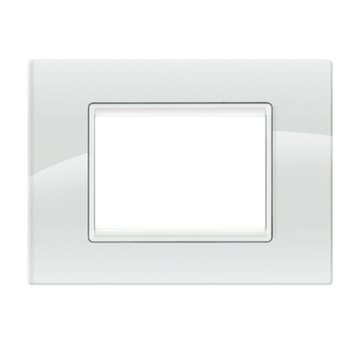 Kristal bela maska sa belim nosačem – 70603.00