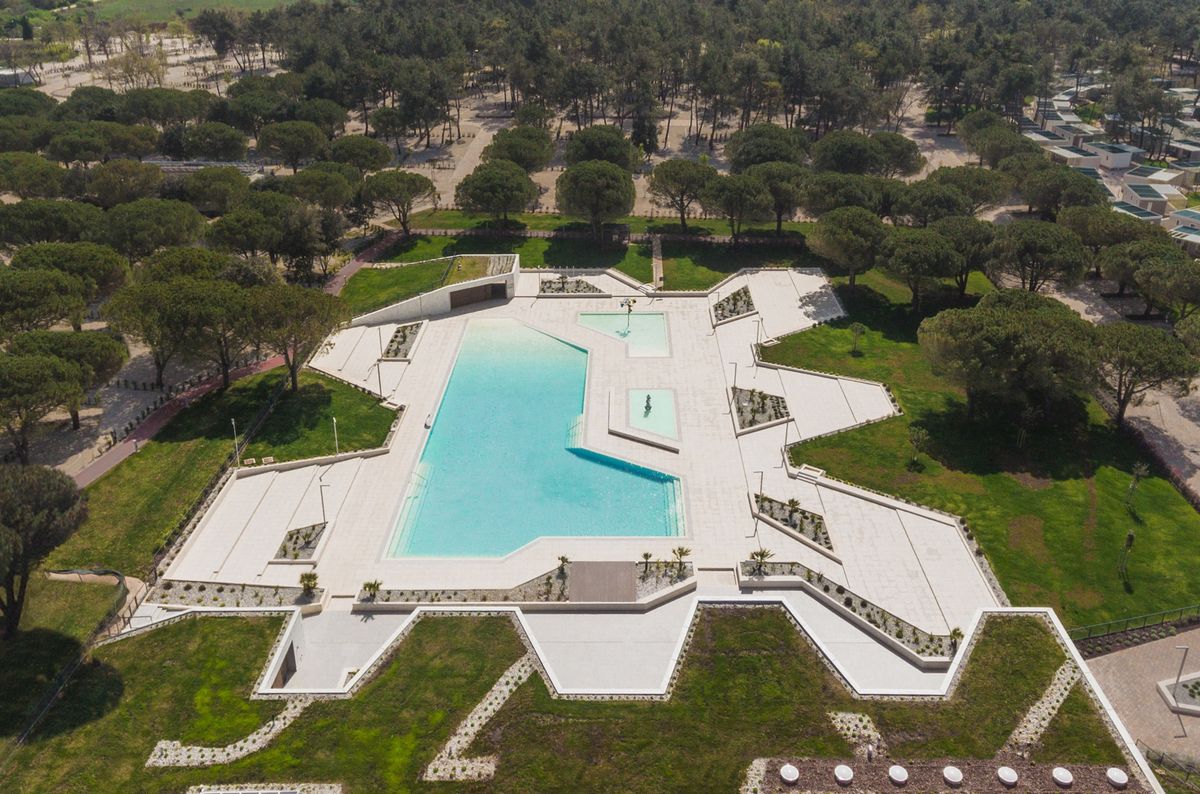 Bazen i recepcija kampa Stella Maris u Umagu - Turistički objekti - 1481