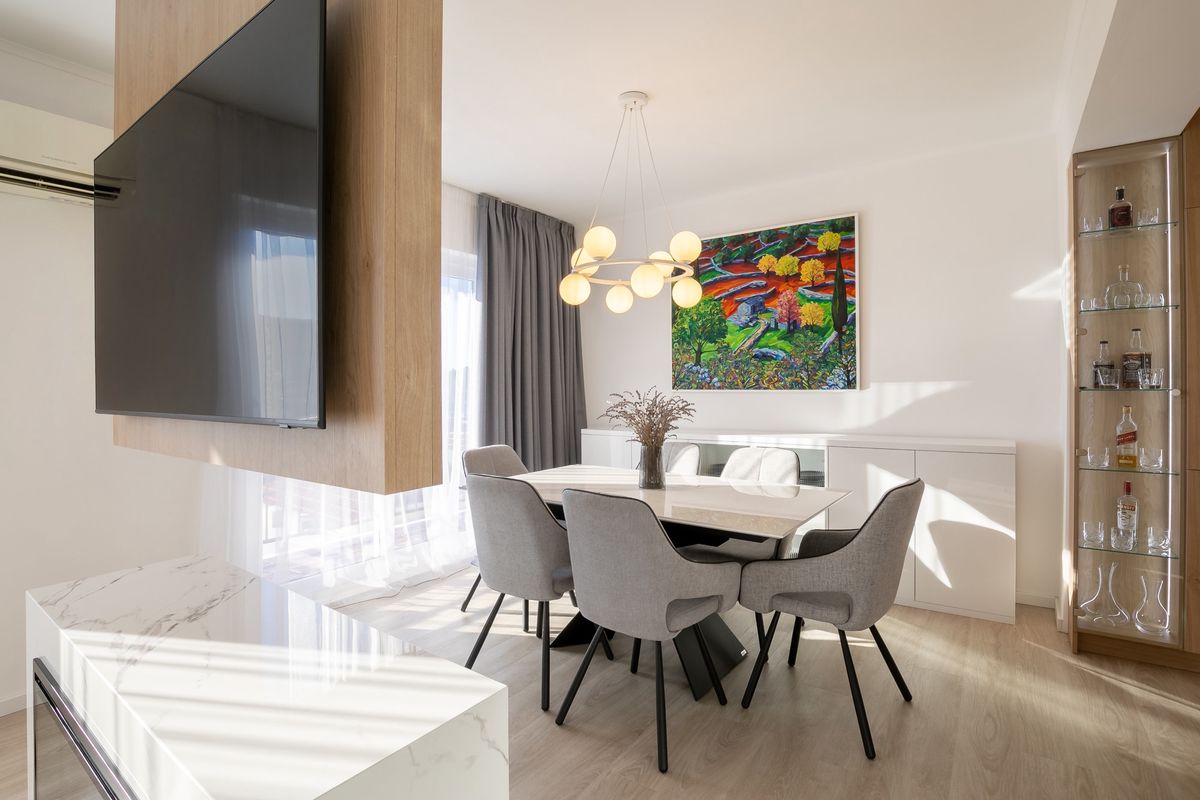 Stan M – uređenje dnevne zone - Interijer stana - 1904