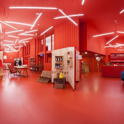 Croatian Design Superstore – interijer i izložbeni paneli