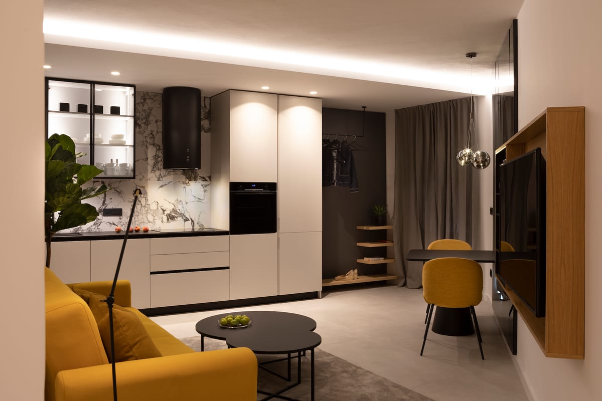 Uređenje apartmana u Pakoštanima - Interijer stana - Studio Karas